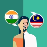 hindi-malay translator android application logo